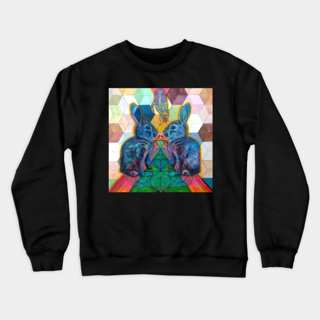 The Bunnies Crewneck Sweatshirt by BethDAngelo